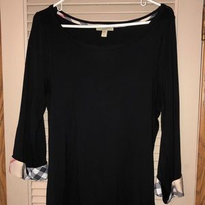 Burberry Size XL black shirt